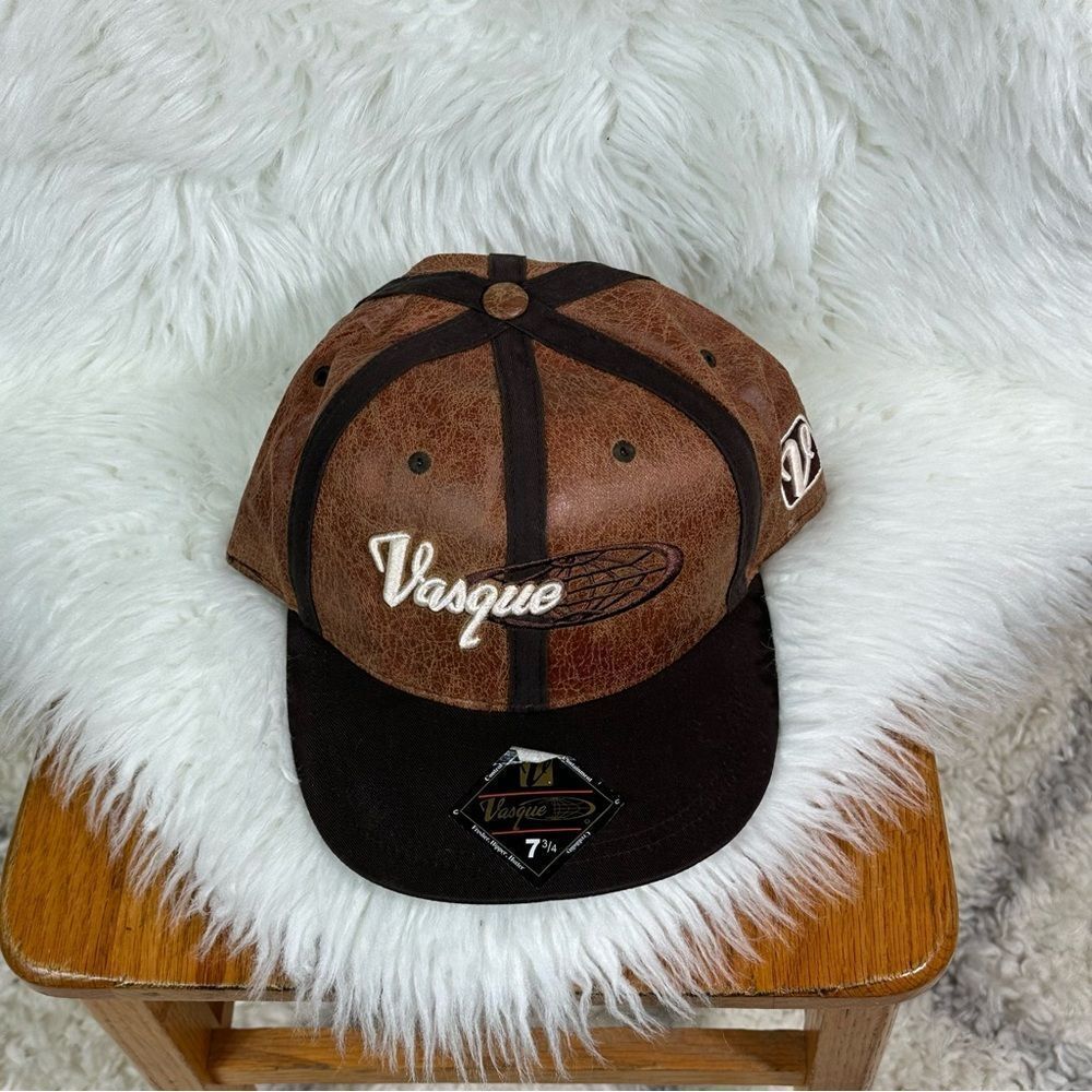 Vasque Two-Tone Leather Cap